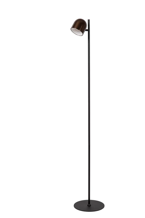 Lucide SKANSKA RECH - Rechargeable Floor lamp Indoor/Outdoor - Battery pack - Ø 23 cm - LED Dim. - CCT - 1x3W 3000K/6000K - IP44 - Coffee - turned off